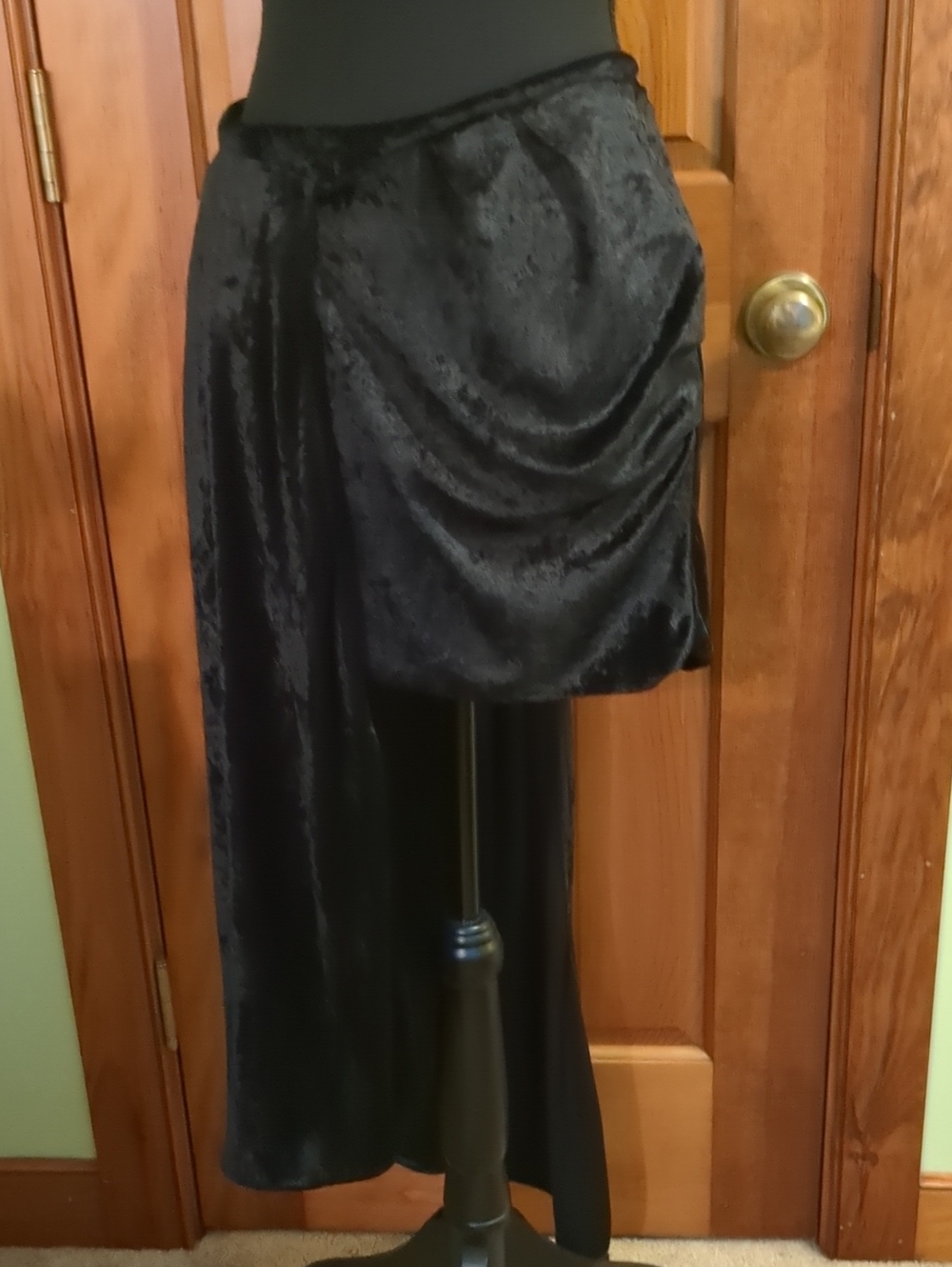 🎃Vintage Rubie's Versatile Black Velvet Skirt Or Top